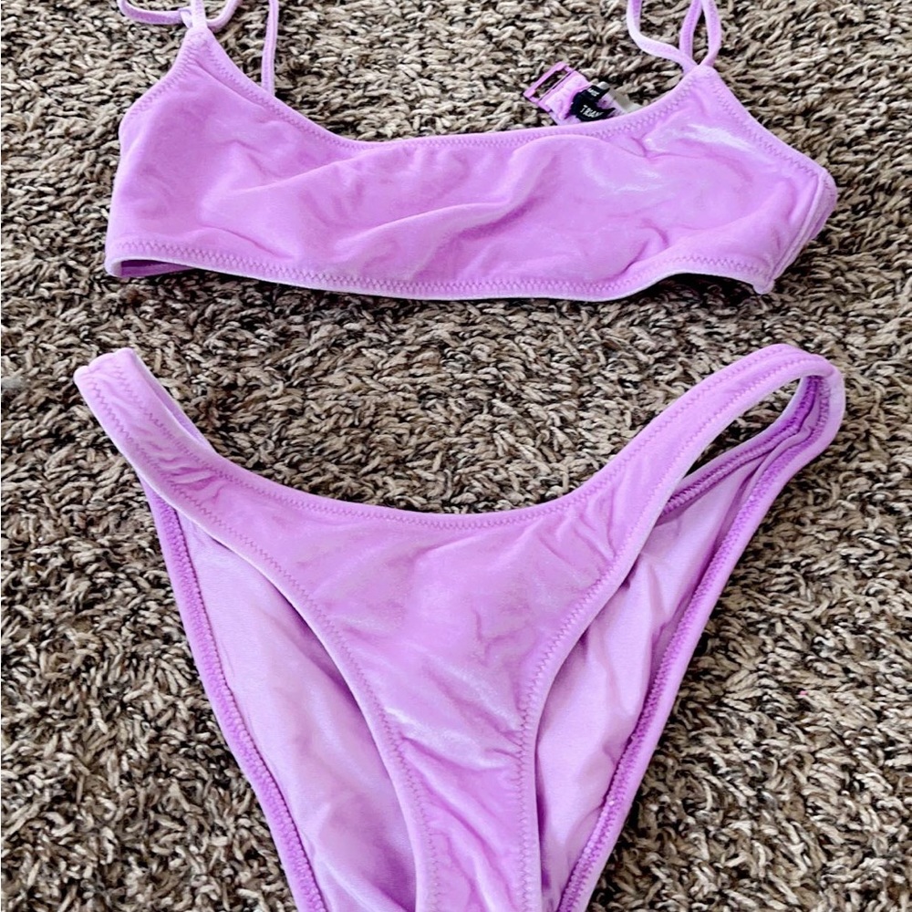 TRIANGL purple swim suit medium